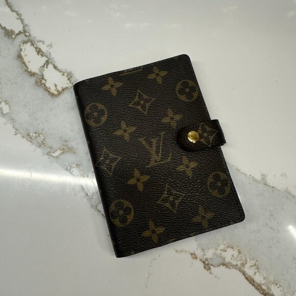 Louis Vuitton Monogram Canvas Agenda PM with 3 Credit Card Slots & Address Cards - Picture 4 of 16